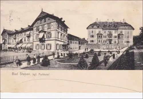 Bavière: carte de visite: Bad Steben