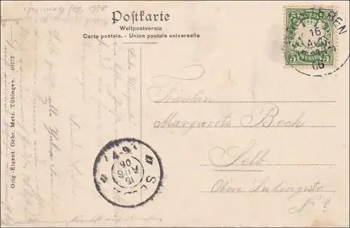 Bavière: carte de visite: Bad Steben