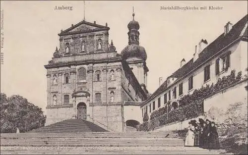 Bavière: carte de vue: Amberg.