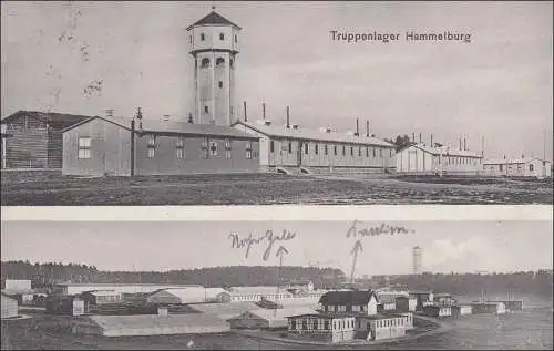 Bavière: Carte de vue: Hammelburg camp de troupes