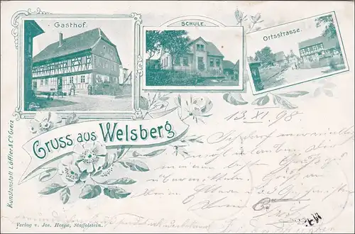 Bavière: Carte de vue: Grüss von Welsberg