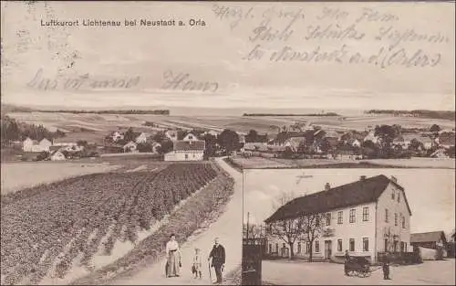 Thüringen:  Ansichtskarte:  Lichtenau bei Neustadt