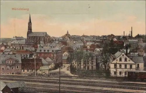 Bavière: carte de Münchberg.