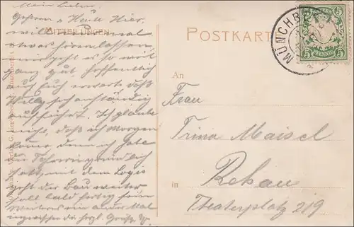 Bavière: carte de Münchberg.