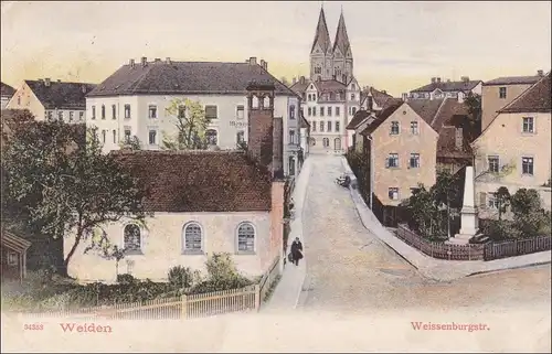 Bavière: carte de vue: Weiden.