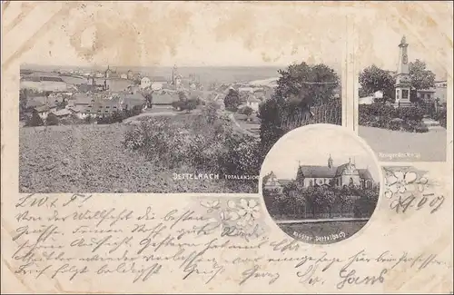 Bavière: carte de vue: Dettelbach