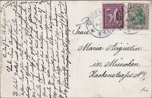 Bavière: Carte de vue: Salutation de Seebach