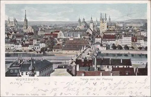 Bavière: carte de visite: Würzburg