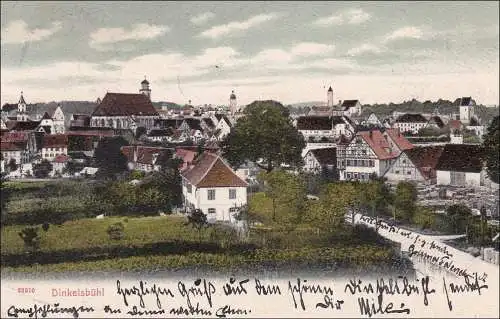Bavière: carte de vue: Dinkelsbühl