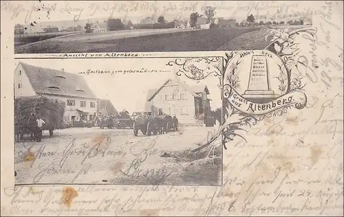 Bavière: Carte de vue: Gruss von Altenberg