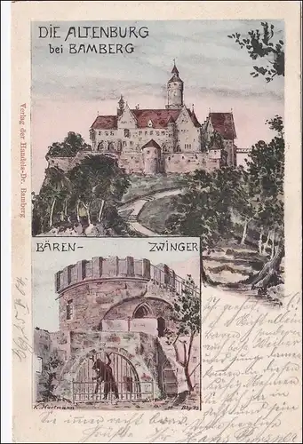 Bavière: Carte de vue: Altenburg près de Bamberg