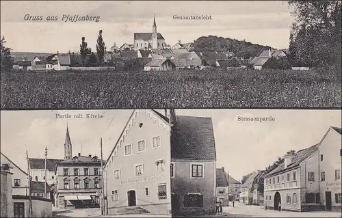 Bayern alte Ansichtskarte:  Gruss aus Pfaffenberg