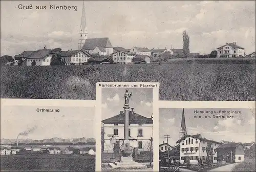 Bayern:  Ansichtskarte:  Gruß aus Kienberg