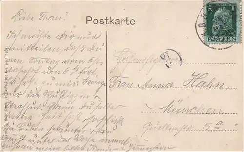 Bavière: Carte de vue: Gris du Glonn