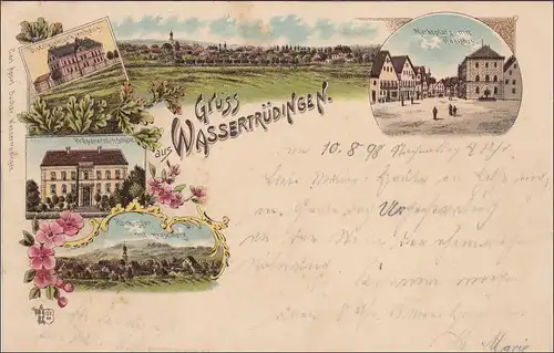 Bavière: Carte de vue: Gris de Troudingen