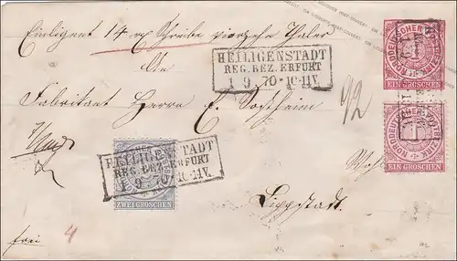 NDP: Enveloppe complète de la ville Sainte 1870
