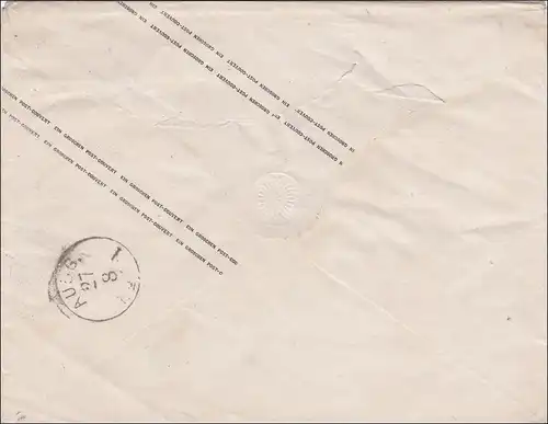 NDP: enveloppe complète de Grimbuh 1868