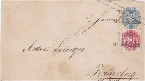 Prusse: manutention complète de Trèves à Rattenberg/Tyrol