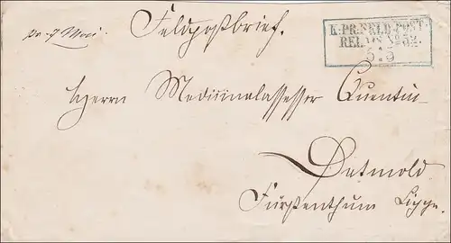 Prusse: courrier de champ..