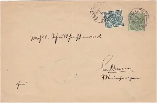 Wurtemberg: Envois de marchandises entières d'Esslingen à Sontheim près de Münsingen