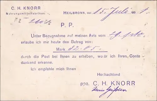 Wurtemberg: carte de rachat Heilbronn Rosenheim (Bayern)