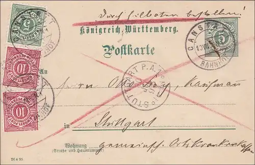 Wurtemberg: Toute l'affaire de Canstatt à Stuttgart - Messager payé 1893