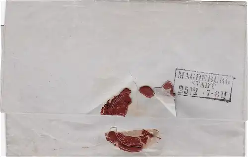 Brief von Braunschweig nach Cöthen