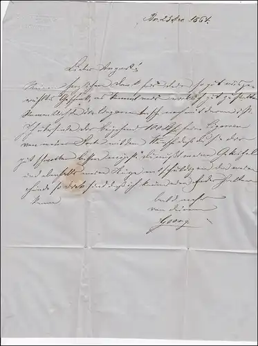 Lettre de Braunschweig à Cöthen