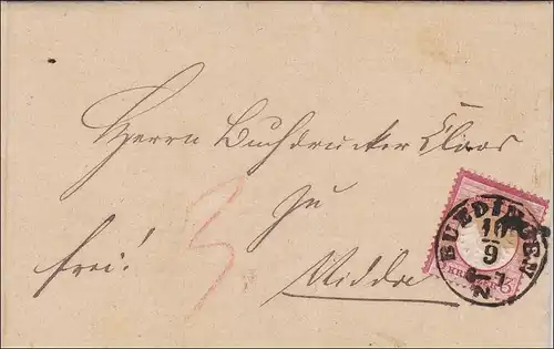 Lettre de Büdingen à Nidda