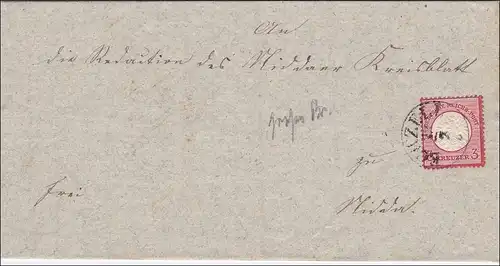 Lettre v de Echzell à Nidda