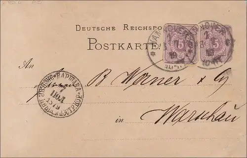 Affaire complète de Hanovre à Varsovie 1879.