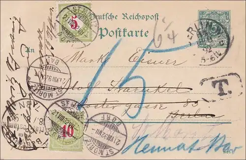 L'affaire de Berlin en Suisse - Taxation post-taxe 1892