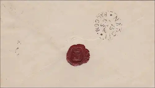 Envois de Magdeburg à Napoli 1882