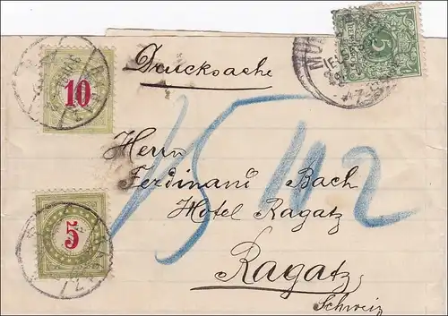 Brief vom Elsass in die Schweiz