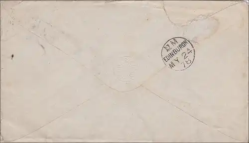 Lettre de Lübben i.d. Laus. vers l'Ecosse 1878