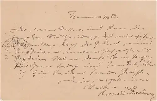 Attention à la situation de Hanovre à Barcelone 1882