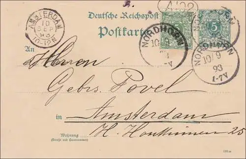 Tout le problème de Nordhorn à Amsterdam 1893