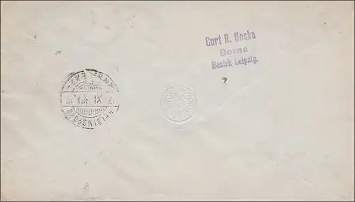 Envois de Berlin à Finlande par St. Petersburg en 1890