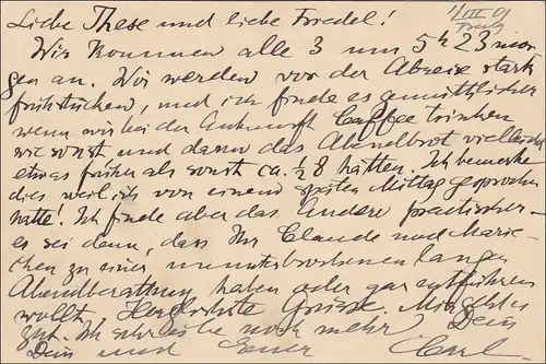 Germania: Carte postale complète de Berlin à Szczecin en tant que messager équestre 1901