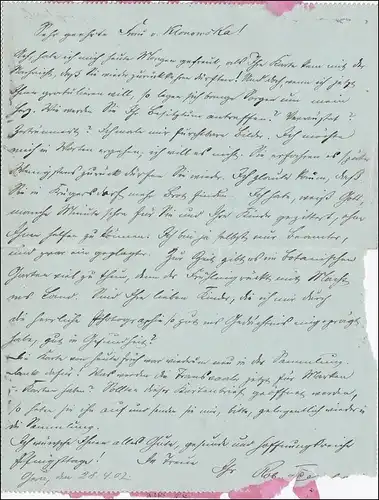 Germania: Lettre de Carte - Tout le dossier Gera vers Transvaal -Krüger Park 1902 - ZENSUR