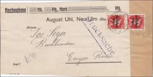 Inflation: Adressteil Drucksache von Neu-Ulm nach Engen