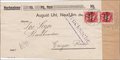 Inflation: Adressteil Nachnahme Drucksache von Neu-Ulm