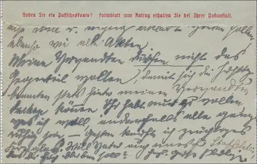 Inflation: tout -Carte-lettre de Munich à Staffelstein 14.7.1921