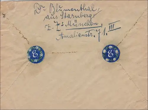 Inflation: Lettre de Munich- R-Abstention après Esslingen 1923