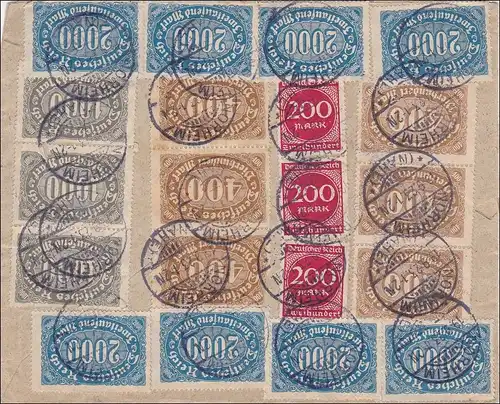 Inflation: Lettre ovn Norheim à Coburg 19.9.1923