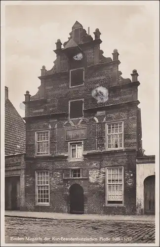 Weimar: Carte de vue d'Emden avec des demi-tours 1931