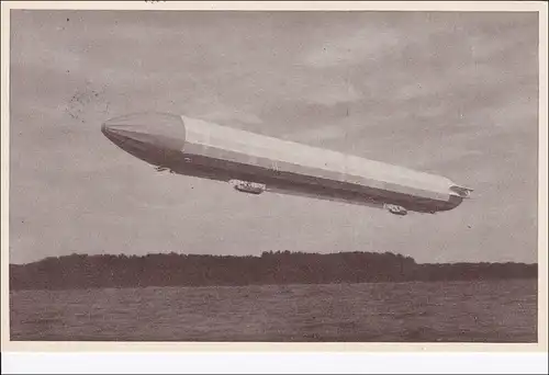 III. Reich: Carte postale Tampon spécial Weingarten 1939 grand dirigeable Zeppelin