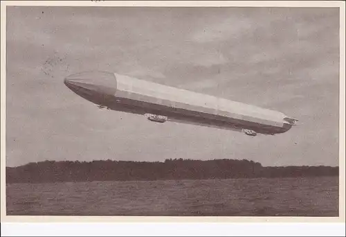 III. Reich: Postkarte Sonderstempel Weingarten 1939  großem Luftschiff Zeppelin