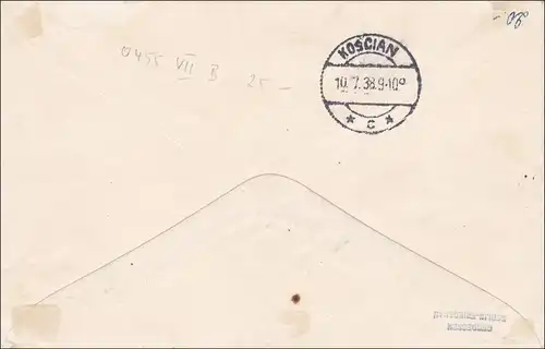 III. Reich: R-Zettel Freiberswerft Friedrichshafen, vers la Pologne 1938