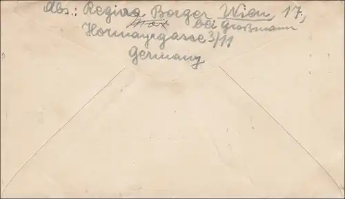 III. Reich: Lettre de Vienne aux États-Unis 1939, Min. 682 EF